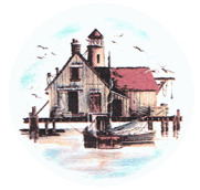 lighthouse, dock, pottery
