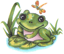 FROG AND DRAGONFLY