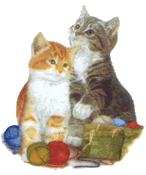 kittens and yarn