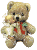 teddy bear, angel, christmas, holiday, pottery