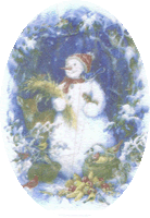 snowman, forest, woods, christmas, winter, pottery