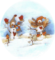 snowman, winter, country, snowmen, pottery