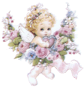 angel, flower, flowers, victorian, pottery, roses