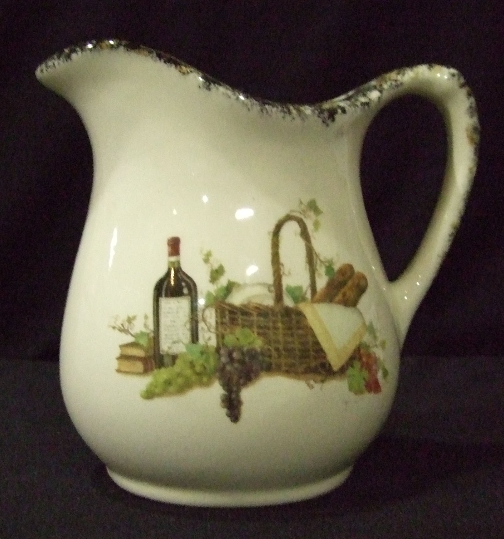 pitcher, gallon, servingware, beverage, pottery